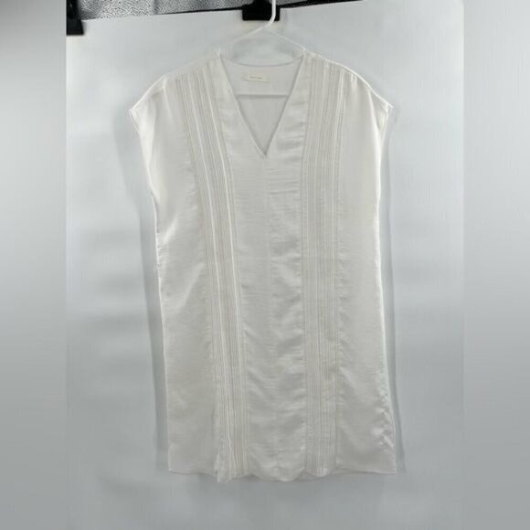 all row Tops - All Row white shift dress size S sleeveless